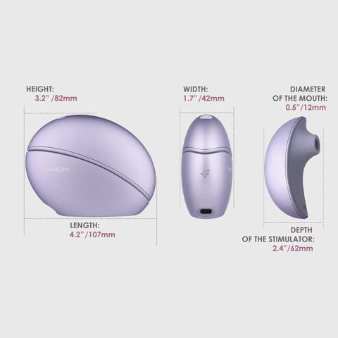 Svakom Pulse Galaxie App Controlled Clitoral Stimulator - Clit Ticklers and Pulsators