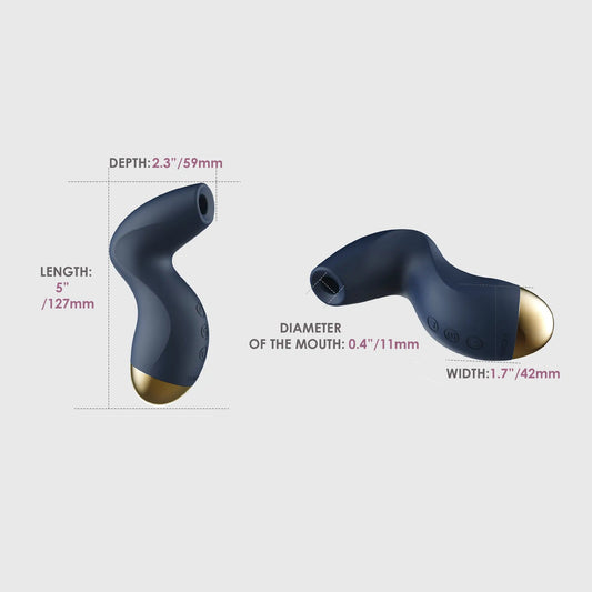 Svakom Pulse Pure Water Resistant Clitoral Vibrator - Clit Ticklers and Pulsators