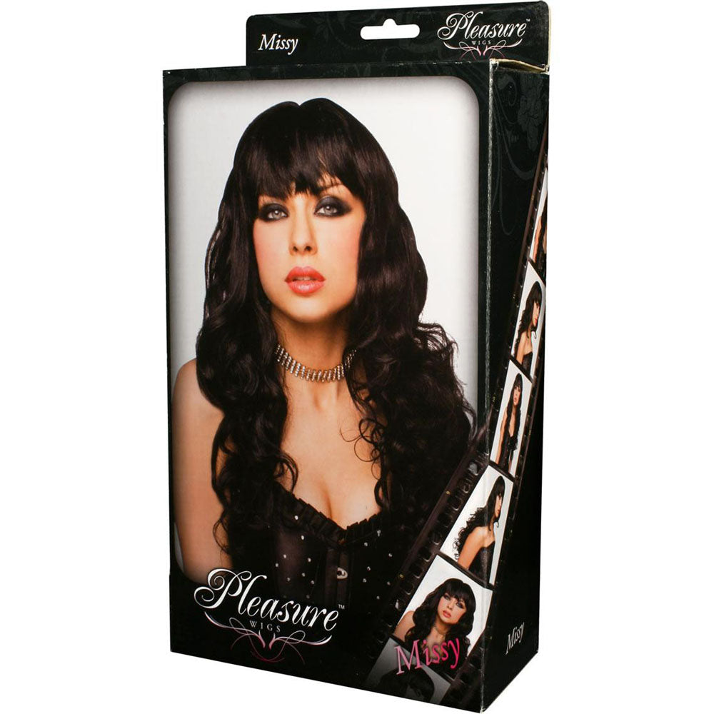 Xgen Products Womens PLEASURE WIGS Missy Black Wigs and Gloves