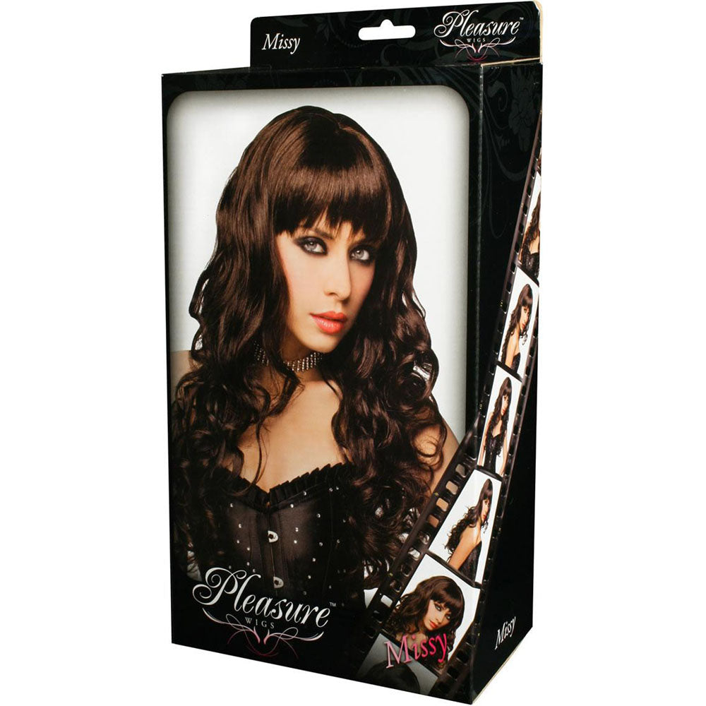 Xgen Products PLEASURE WIGS Missy Brown Brunette Wig Wigs and Gloves