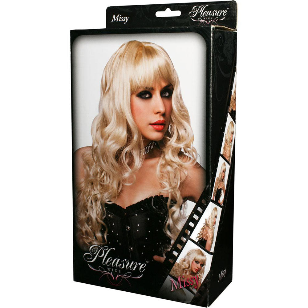 Xgen Products PLEASURE WIGS Missy Platinum Blonde Wigs and Gloves