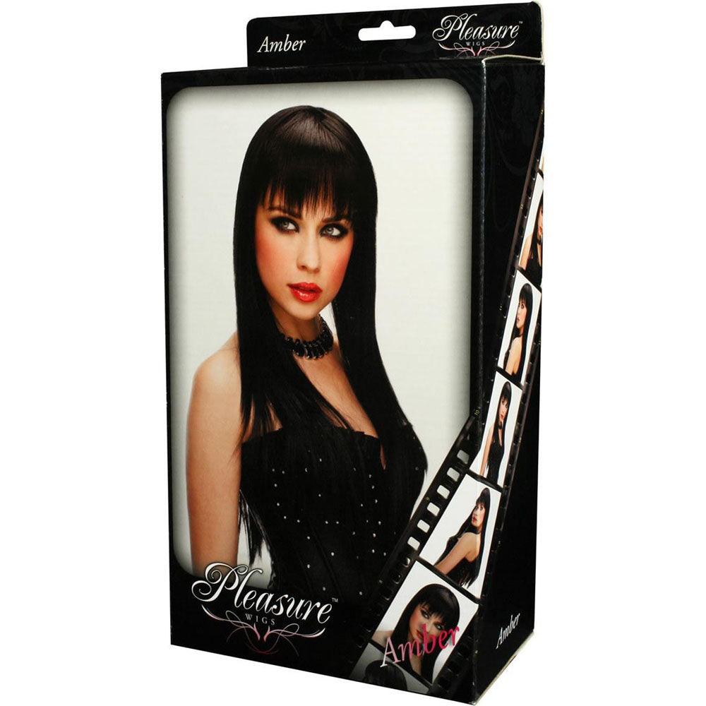 Xgen Products Synthetic PLEASURE WIGS Amber Black Wigs and Gloves