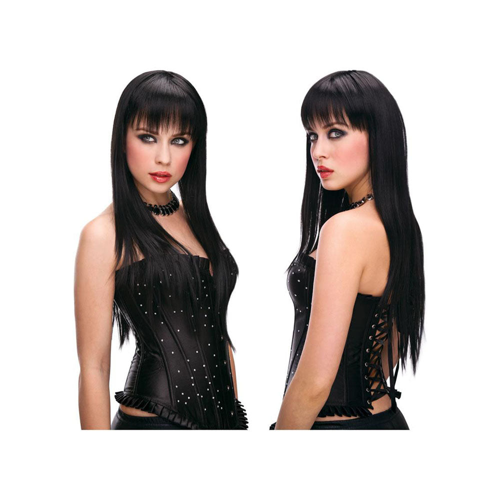 Xgen Products Synthetic PLEASURE WIGS Amber Black Wigs and Gloves