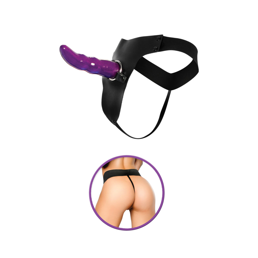 Pipedream Fetish Fantasy Grooved G-Spot Strap-On Dildo Strap On Sextoys