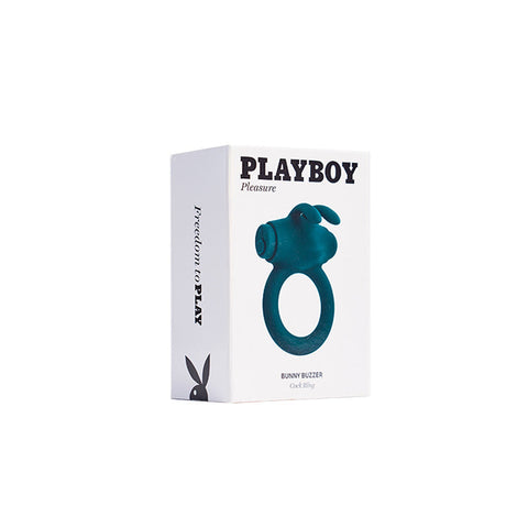 Playboy Pleasure Bunny Buzzer Vibrating Cock Ring - Vibrating Cock Rings