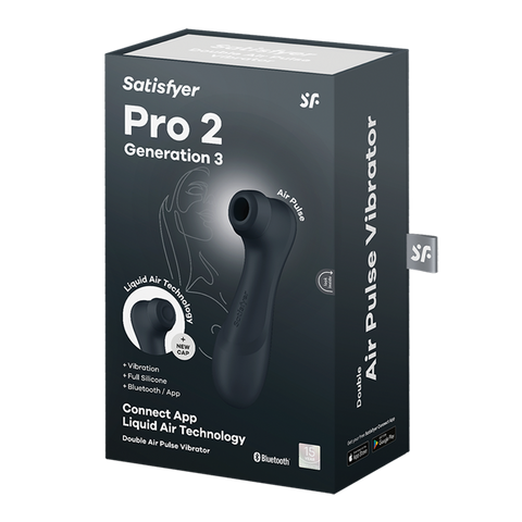 Satisfyer Pro 2 Generation 3 Clitoral Massager with App Control - Clit Ticklers and Pulsators