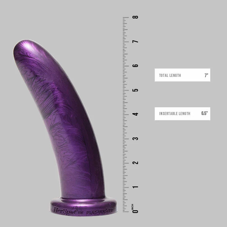 Fleshlight Plum Orchid Realistic Silicone Dildo Realistic Dildos