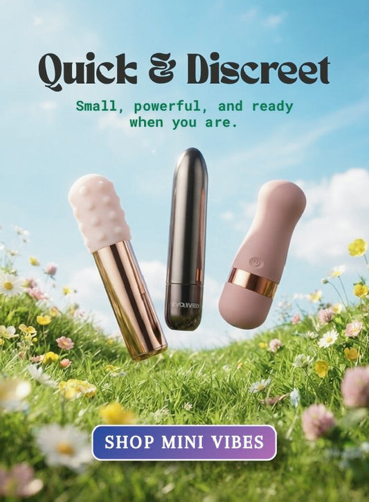 Quick & Discreet — compact bullet vibrators and mini vibes for solo play, Self-Love September.
