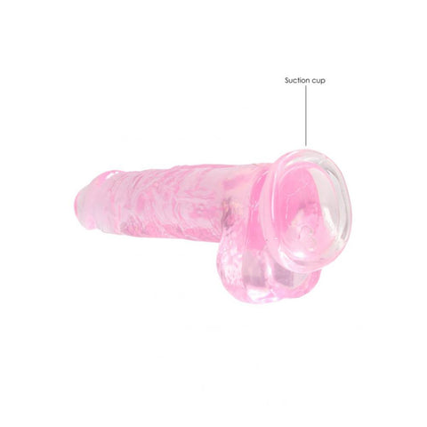 Shots Toys REALROCK 20.3 cm Realistic Dildo With Balls - Realistic Dildos