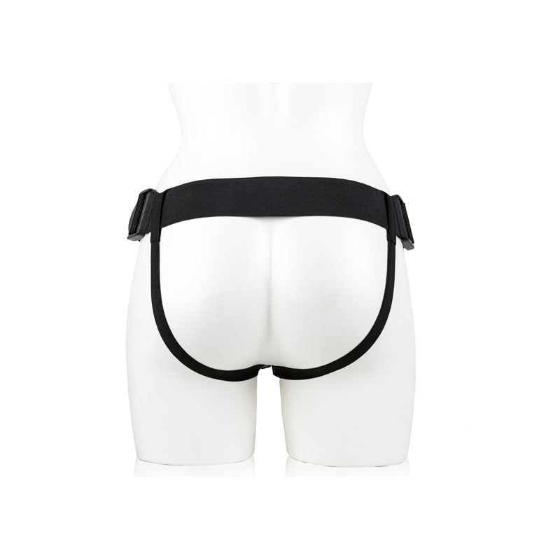 Shots REALROCK Hollow Strap-On Dong with Balls Flesh Strap On Sextoys