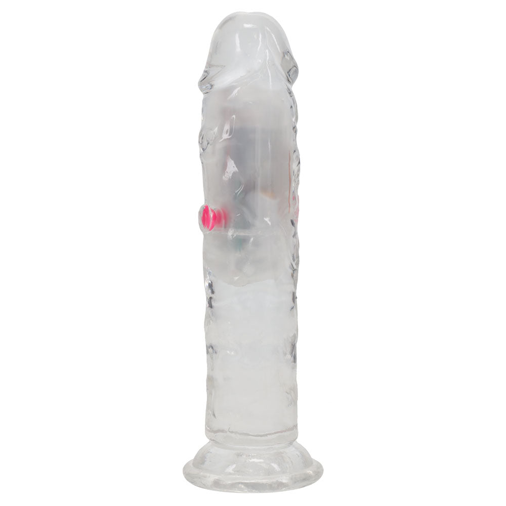 REALROCK No Balls Rechargeable LED Vibrating Dong Vibrating Dildos