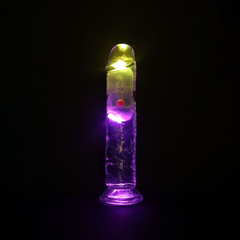 REALROCK No Balls Rechargeable LED Vibrating Dong Vibrating Dildos