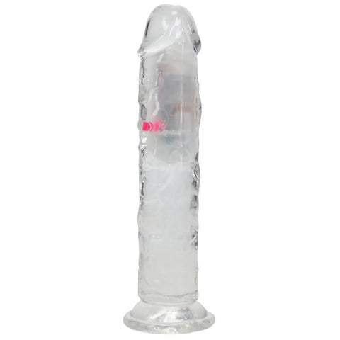 REALROCK No Balls Rechargeable LED Vibrating Dong - Vibrating Dildos