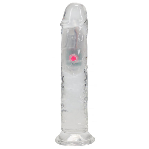 REALROCK No Balls Rechargeable LED Vibrating Dong - Vibrating Dildos