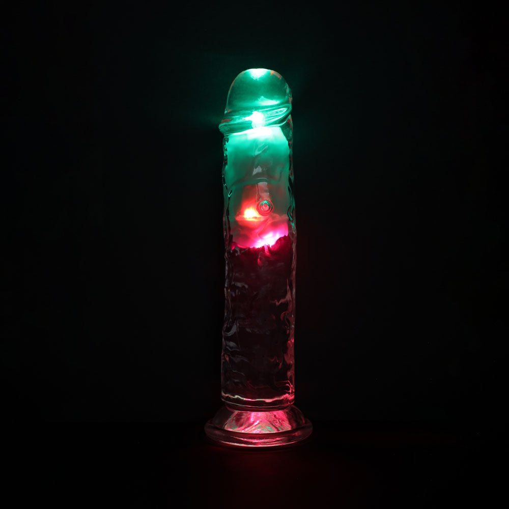 REALROCK No Balls Rechargeable LED Vibrating Dong Vibrating Dildos