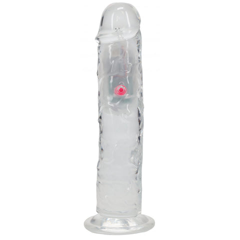 REALROCK No Balls Rechargeable LED Vibrating Dong - Vibrating Dildos