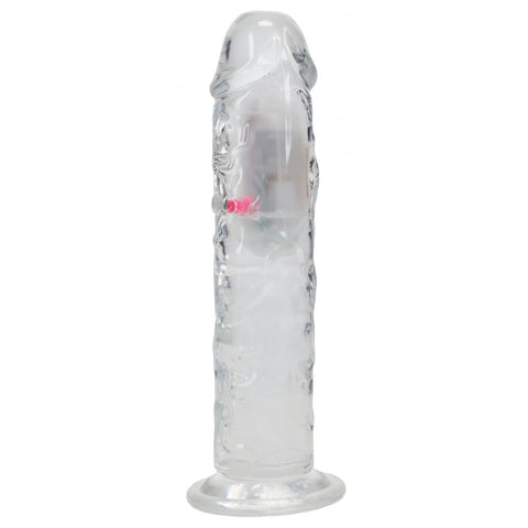 REALROCK No Balls Rechargeable LED Vibrating Dong - Vibrating Dildos