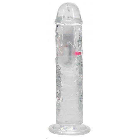 REALROCK No Balls Rechargeable LED Vibrating Dong - Vibrating Dildos