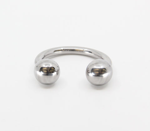 Love In Leather Stainless Steel Mens Glans Ring - Steel Cock Rings