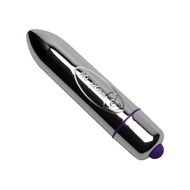 120Mm Vibrating Bullet Massager By Rocks Off - Steel Sex Toys