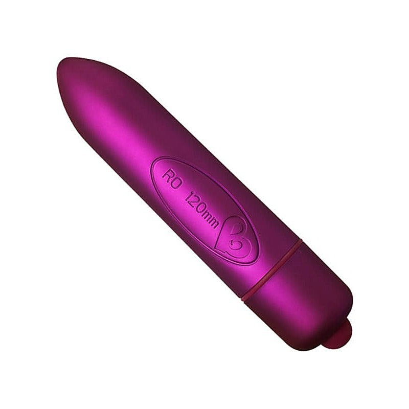 120Mm Vibrating Bullet Massager By Rocks Off - Steel Sex Toys