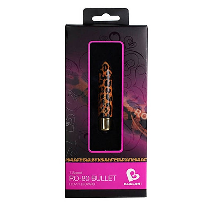 I Luv it Leopard 7 Speed 80mm by Rocks Off - Waterproof Vibrators