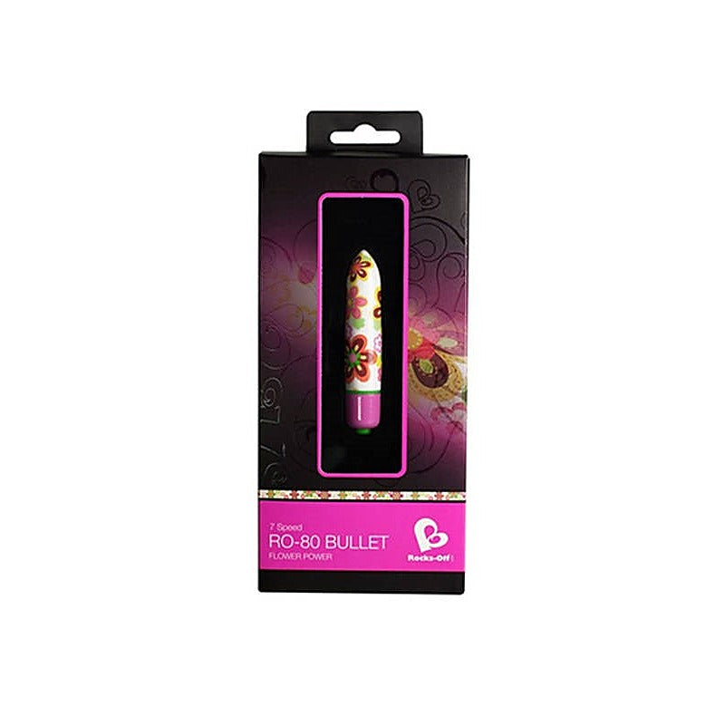 Flower Power - Discreet 7-Speed Floral Vibrator by Rocks Off - Novelty Vibrators