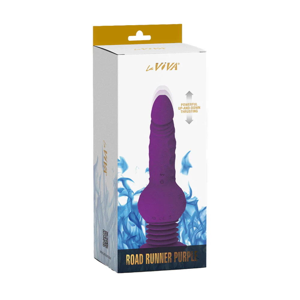 La Viva Road Runner 10 Functions Vibrating Dildo Vibrating Dildos