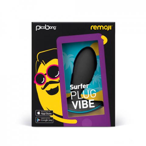 Lelo PicoBong Remoji SURFER Vibrating Butt Plug - Luxury Sex Toys
