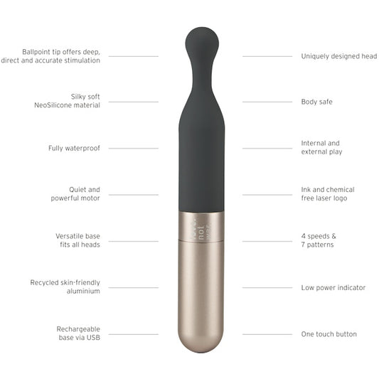 LOVE NOT WAR Meile Silky Soft Bullet Vibrator - Bullet Vibrators