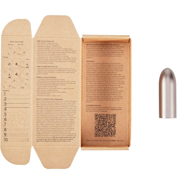 LOVE NOT WAR Maya Multi Function Bullet Vibrator Bullet Vibrators