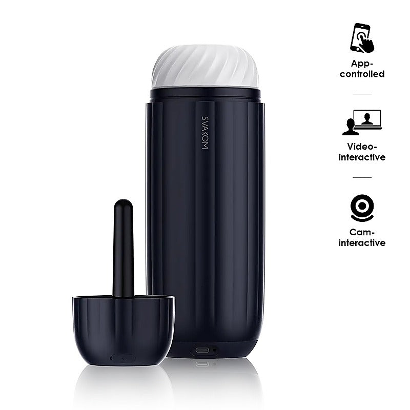 Svakom Sam Neo 2 Pro Sucking and Vibrating Male Masturbator - Masturbators and Strokers