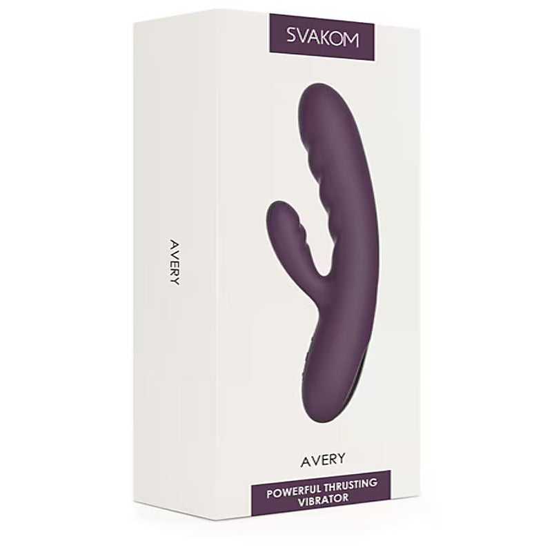 Svakom Avery Deep Thrusting Rabbit Vibrator - Rabbit Vibrators