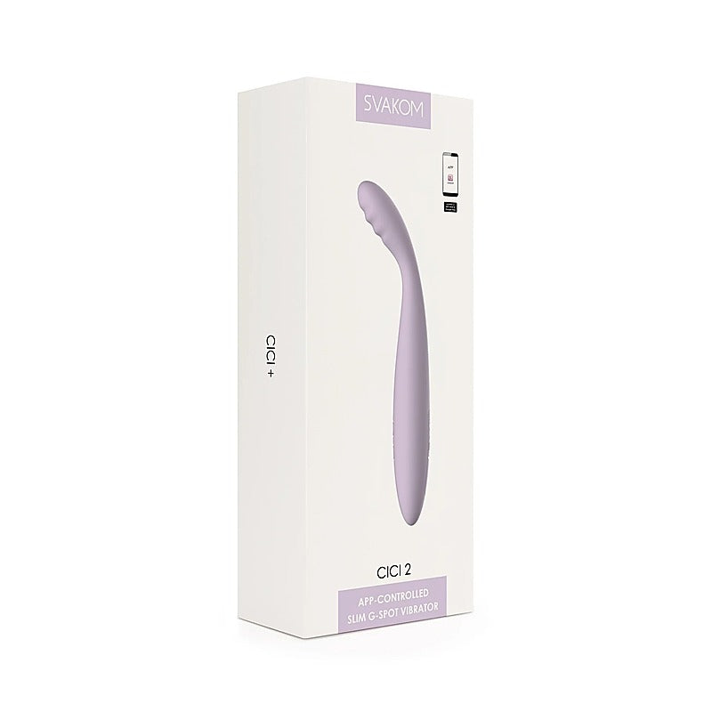 Svakom Cici 2 App-controlled Slim G-spot Vibrator - G-Spot Vibrators