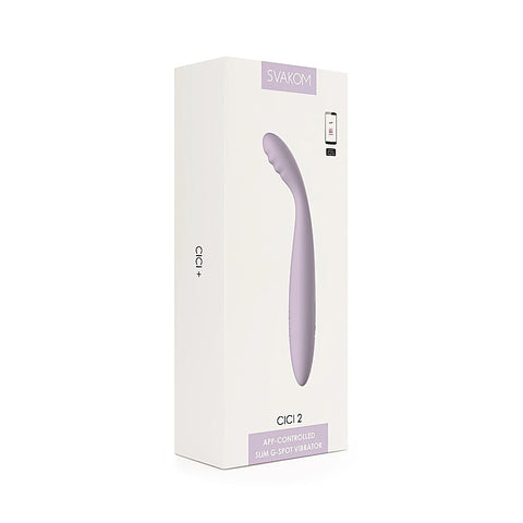 Svakom Cici 2 App-controlled Slim G-spot Vibrator - G-Spot Vibrators