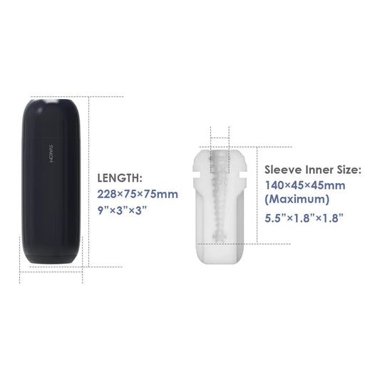 Svakom Sam Neo 2 Pro Sucking and Vibrating Male Masturbator - Masturbators and Strokers