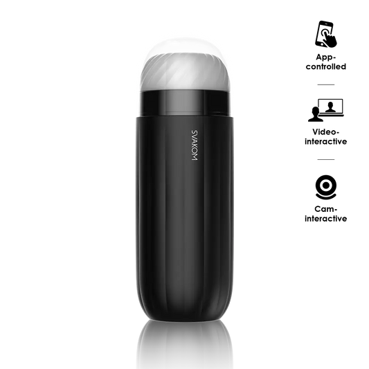 Svakom Sam Neo Suction and Vibration Mens Masturbator - Luxury Sex Toys