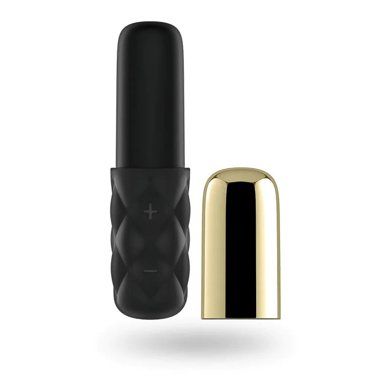 Satisfyer Mini Sparking Darling USB Rechargeable Mini Bullet Vibrator Gold/Black Bullet Vibrators