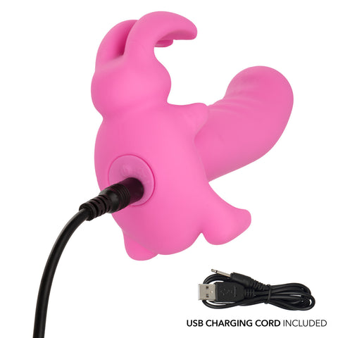 CalExotics First Time Rechargeable Vibrating Bunny Dreams - Clit Ticklers and Pulsators