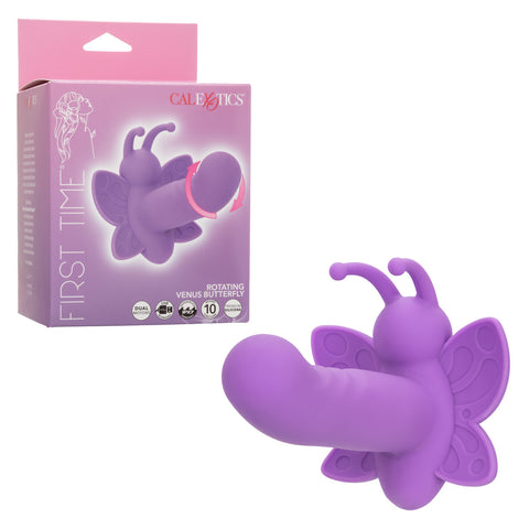 CalExotics First Time Rotating Venus Butterfly Massager - Clit Ticklers and Pulsators