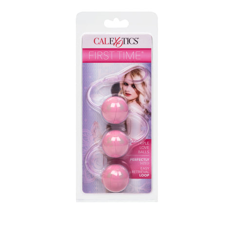 CalExotics First Time Love Balls Triple Lover Pink - Personal Massagers