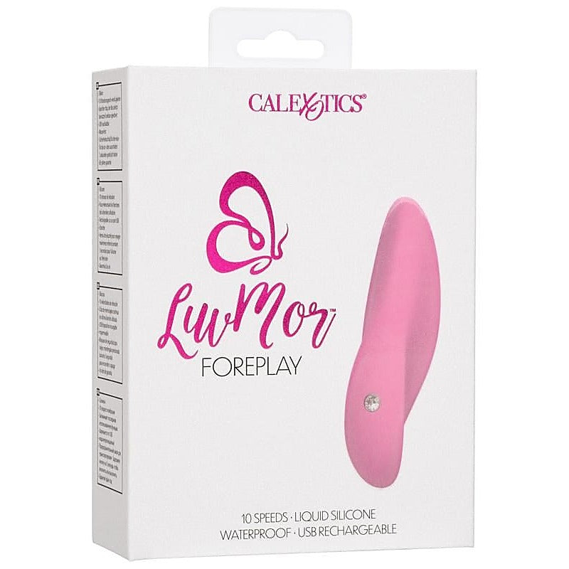LuvMor Foreplay Rechargeable Clitoral Vibrator - Clit Ticklers and Pulsators