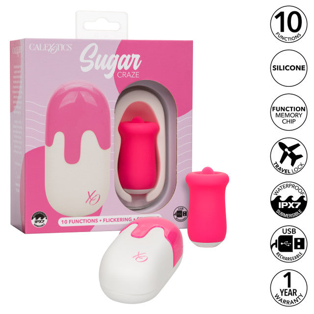 California Exotics Sugar Craze 10 Function Love Eggs Pink Love Eggs and Kegel Exercisers