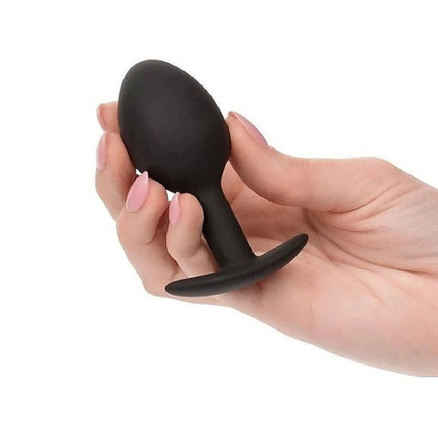 Weighted Bulbous Design Silicone Anal Plug - Butt Plugs