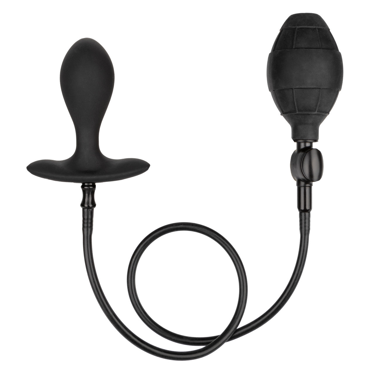California Exotics Weighted Inflatable Butt Plug Black Butt Plugs