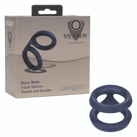 California Exotics Viceroy Dual Stretchy Cock Ring - Stretchy Cock Rings