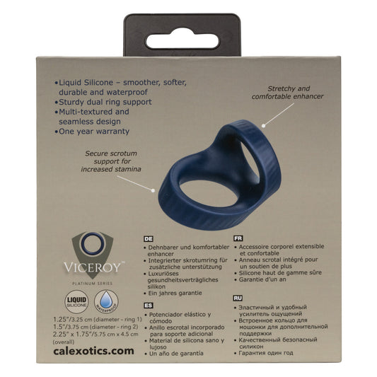 California Exotics Viceroy Max Dual Mens Cock Ring Stretchy Cock Rings