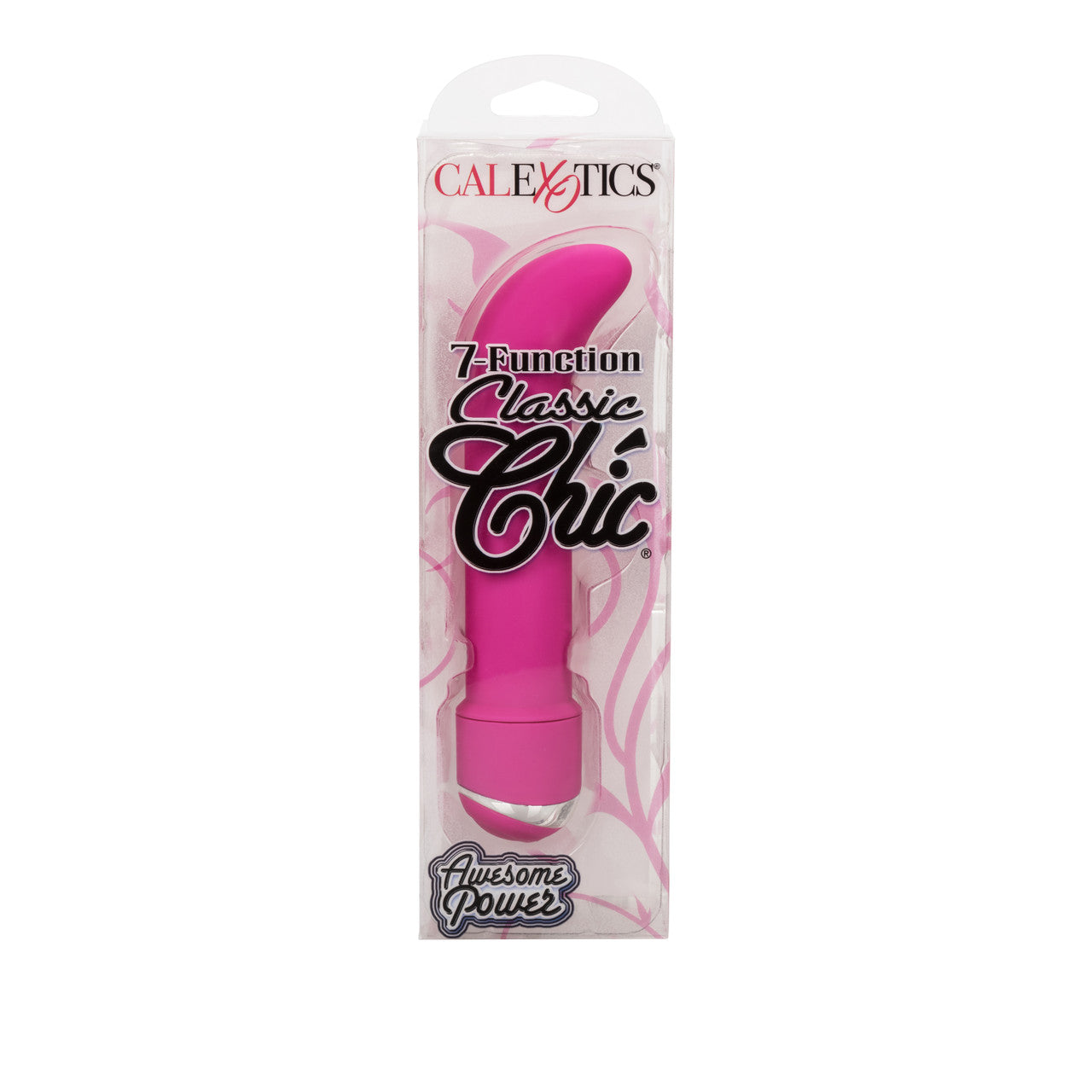 CalExotics 7 Function Classic Chic Mini G Massager Pink Waterproof Vibrators