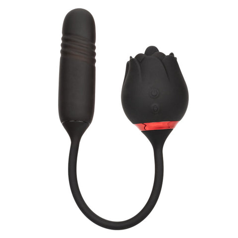 French Kiss Elite Romeo 10 Function Personal Clitoral Massager Black - Clit Ticklers and Pulsators