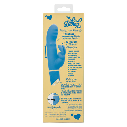 CalExotics Love Bunny Beaded G Bunny Rabbit Vibrator - Rabbit Vibrators